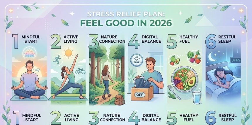 How to Relieve Stress: 6-Step Plan for Resilience in 2026